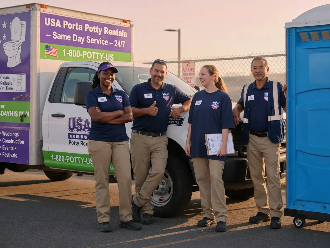 Porta Potty Rental company in Salisbury, NC
